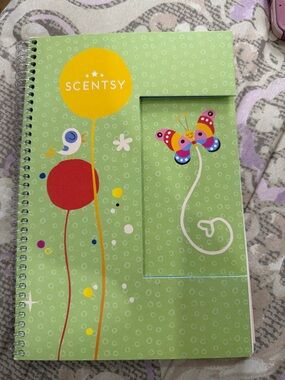 New! Scentsy Green Notebook